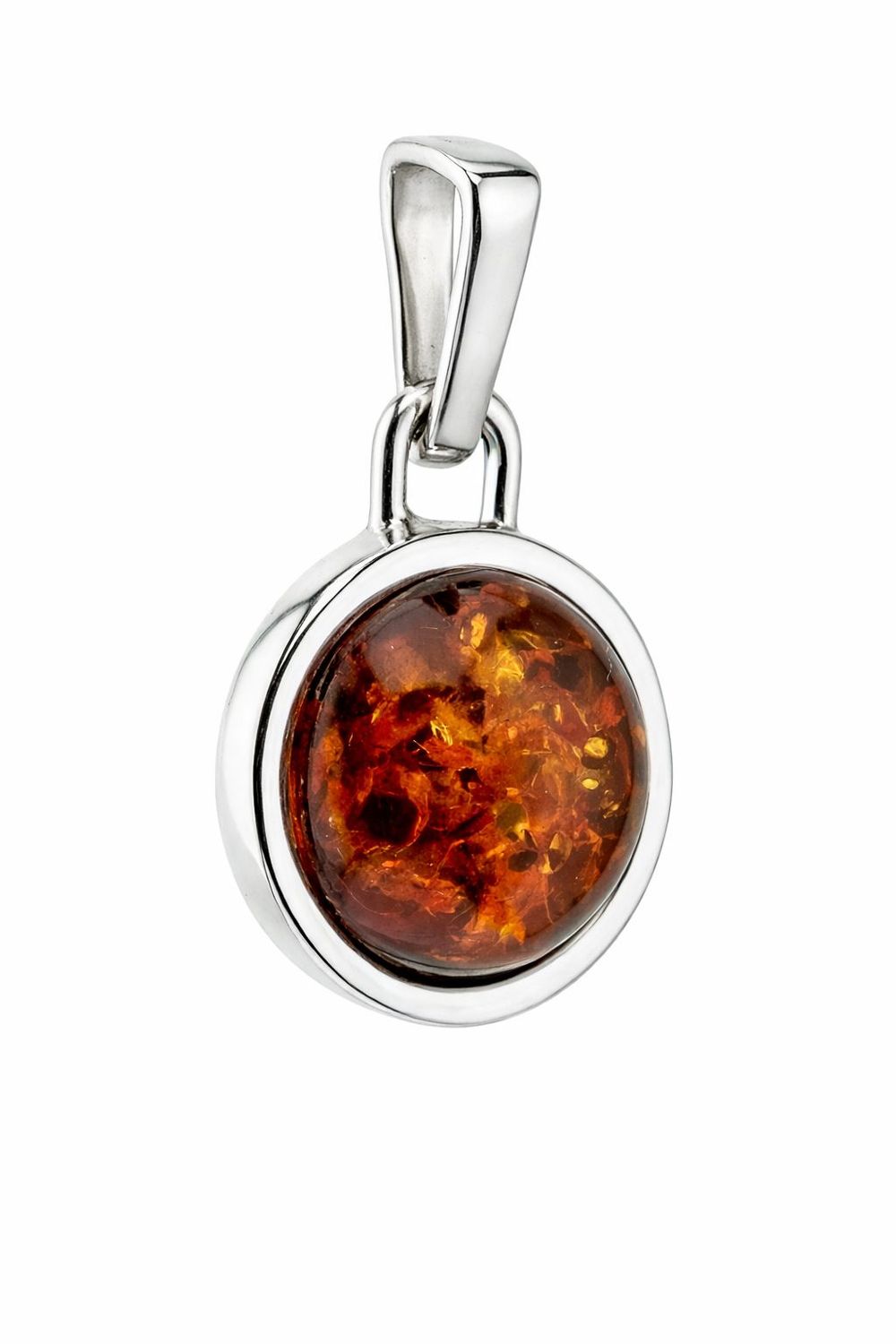Bernstein Anhänger mit Silber 925