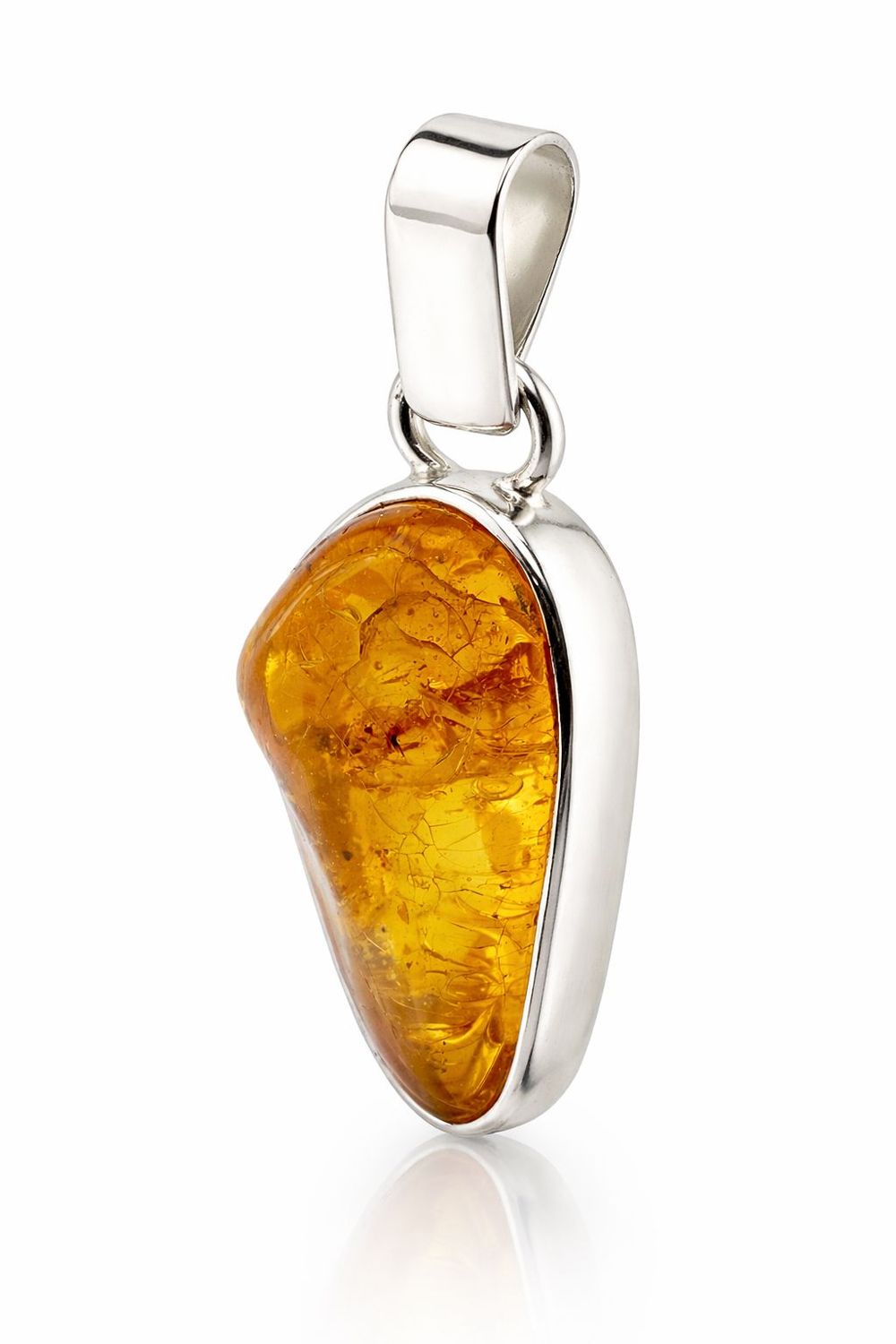 Bernstein Anhänger mit Silber 925