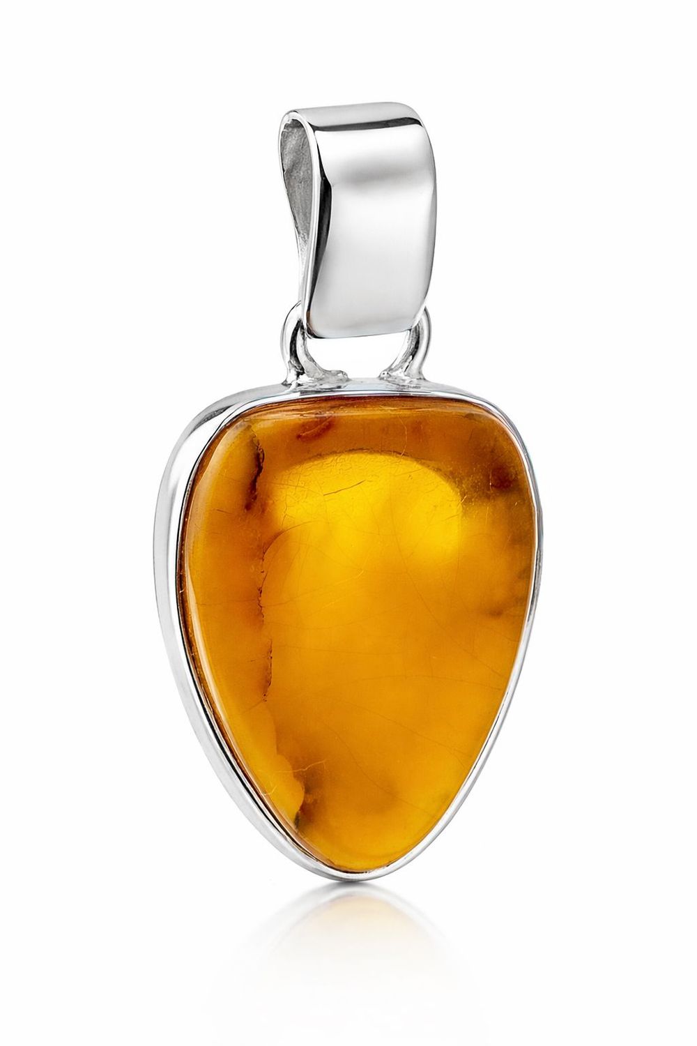 Bernstein Anhänger mit Silber 925