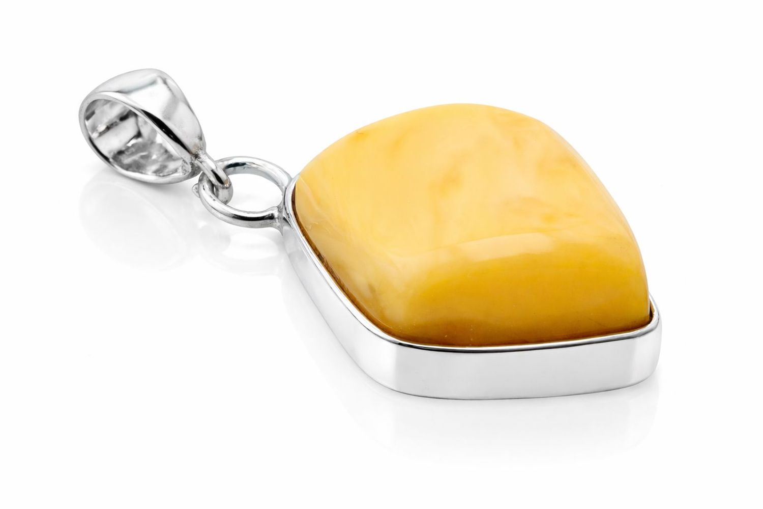 Bernstein Anhänger mit Silber 925
