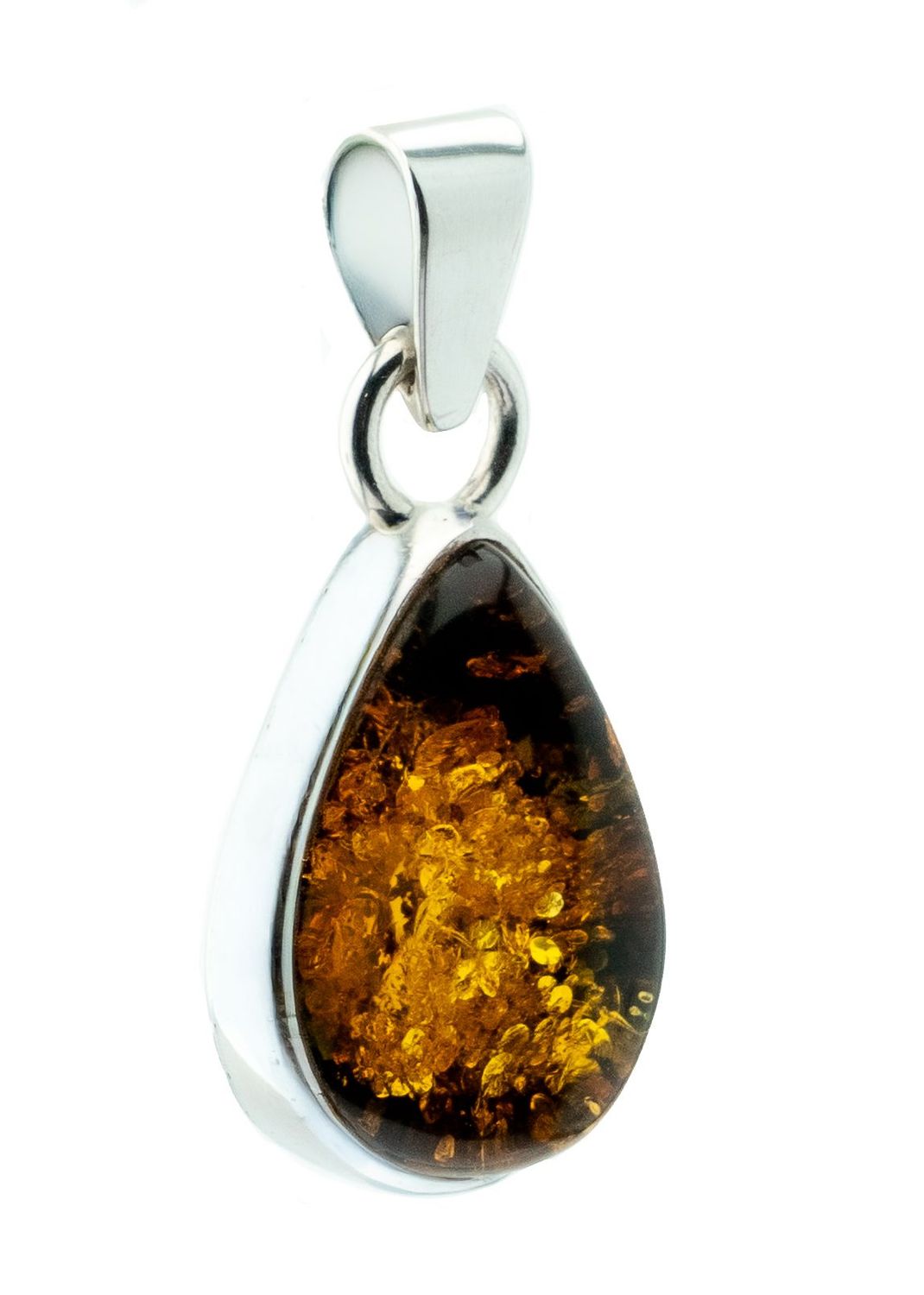 Bernstein Anhänger mit Silber 925
