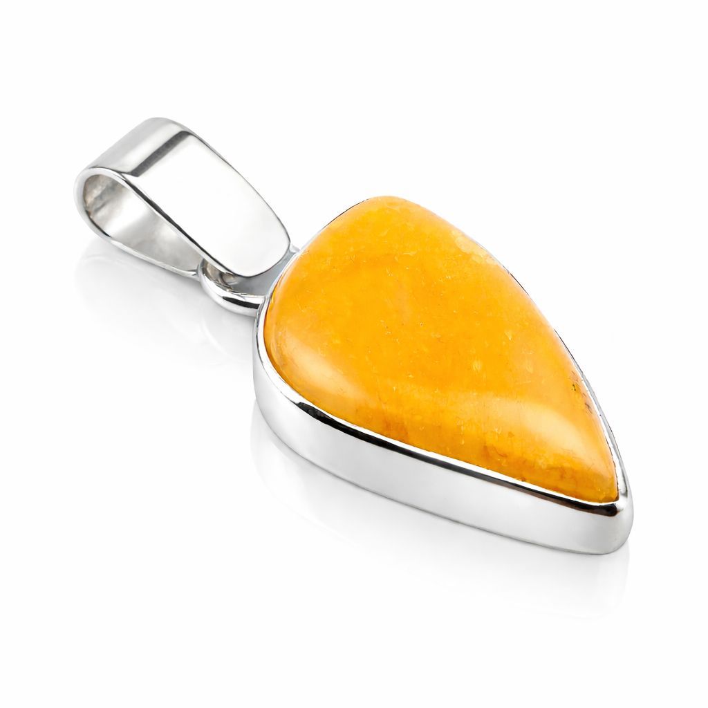 Bernstein Anhänger mit Silber 925