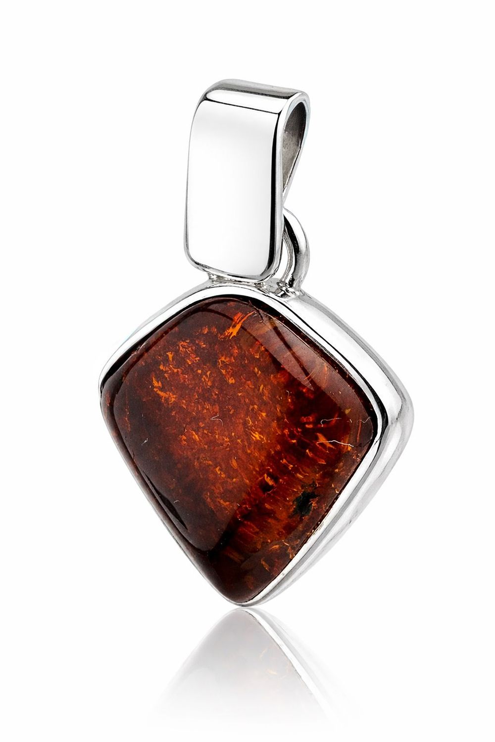 Bernstein Anhänger mit Silber 925