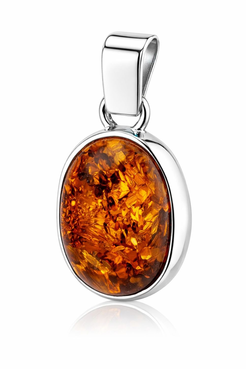 Bernstein Anhänger mit Silber 925