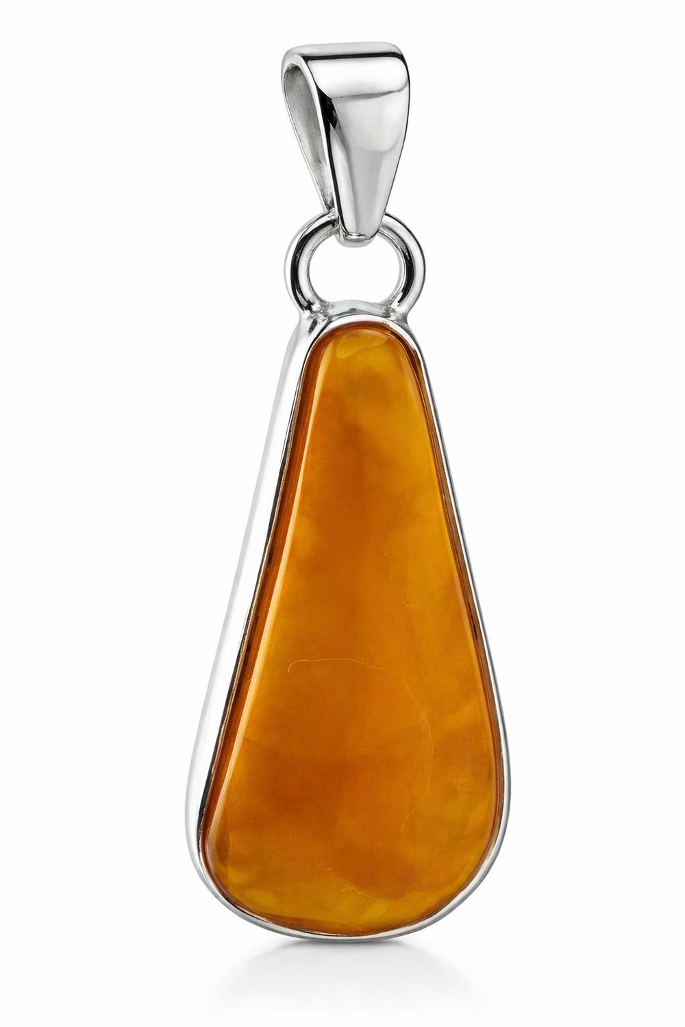 Bernstein Anhänger mit Silber 925