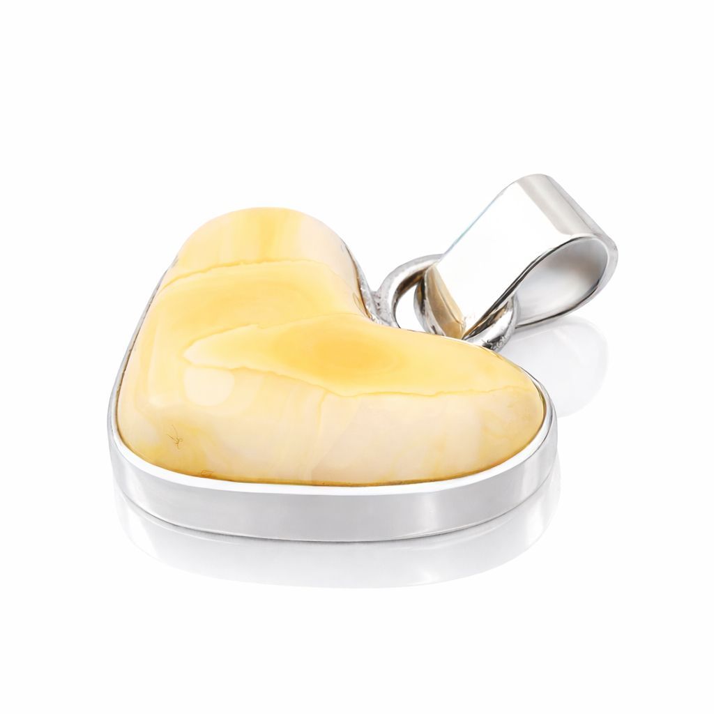 Bernstein Anhänger mit Silber 925