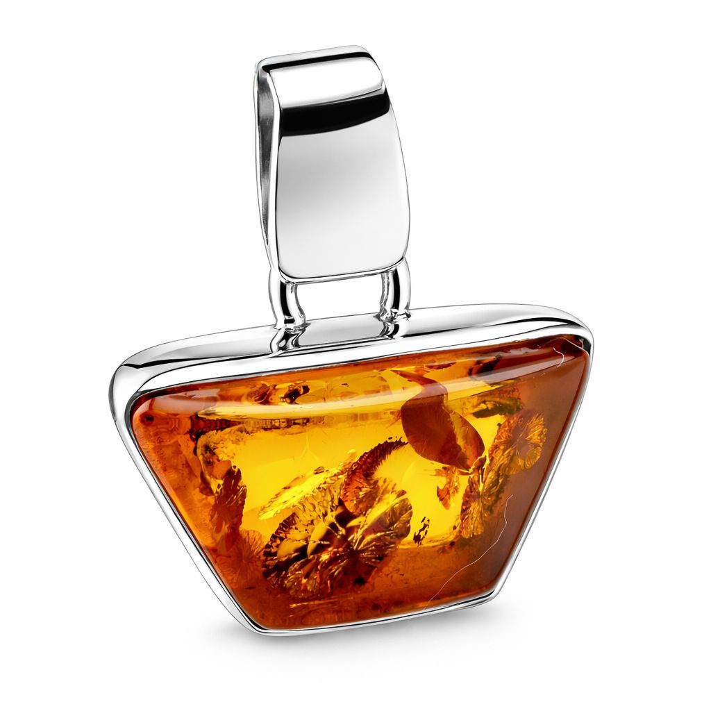 Bernstein Anhänger mit Silber 925