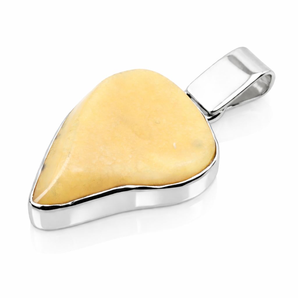 Bernstein Anhänger mit Silber 925