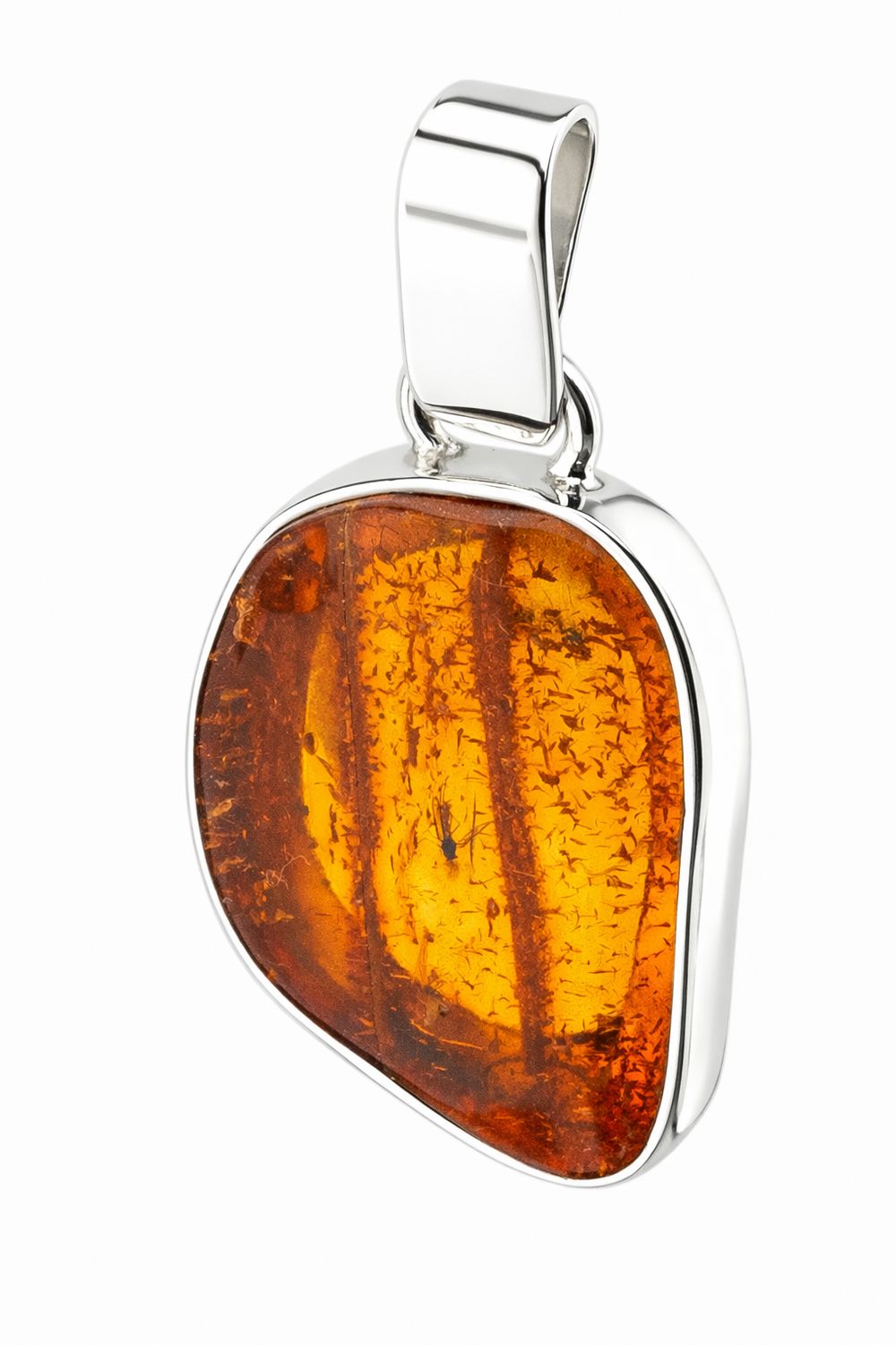 Bernstein Anhänger mit Silber 925