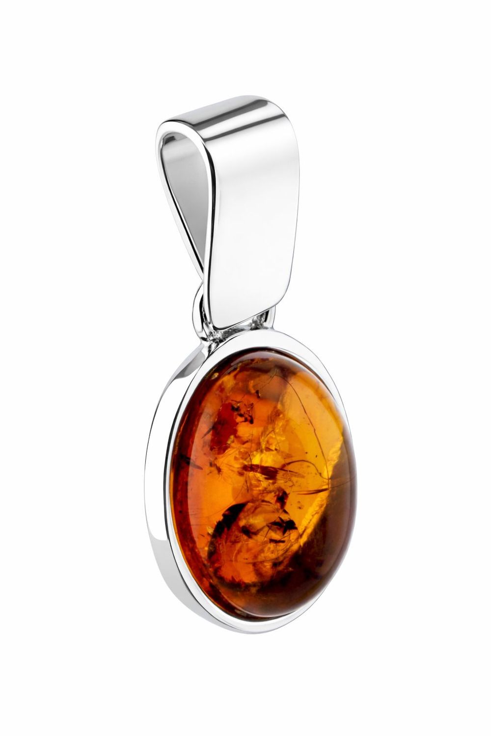 Bernstein Anhänger mit Silber 925