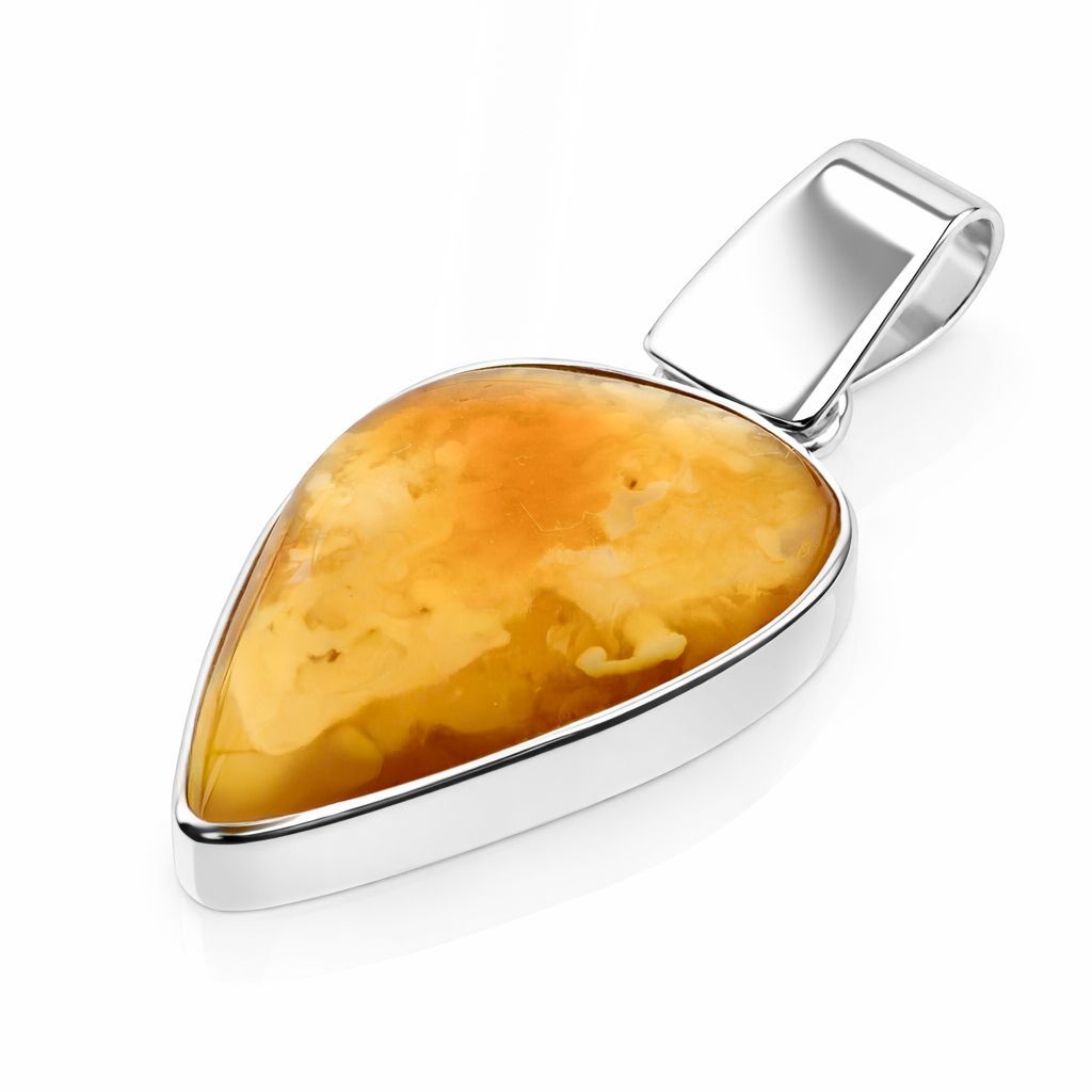 Bernstein Anhänger mit Silber 925