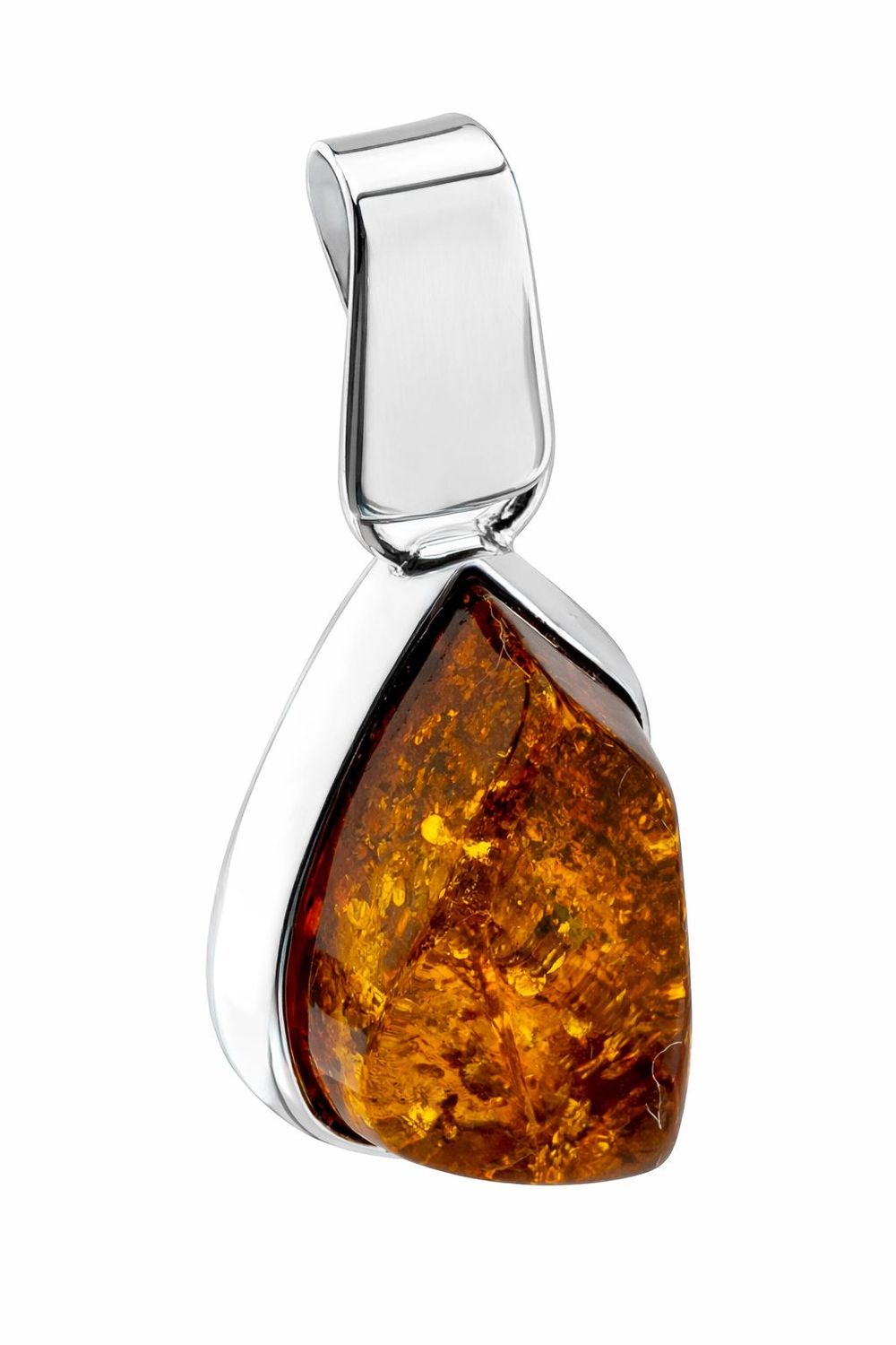 Bernstein Anhänger mit Silber 925