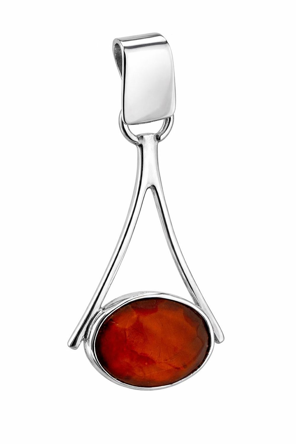 Bernstein Anhänger mit Silber 925