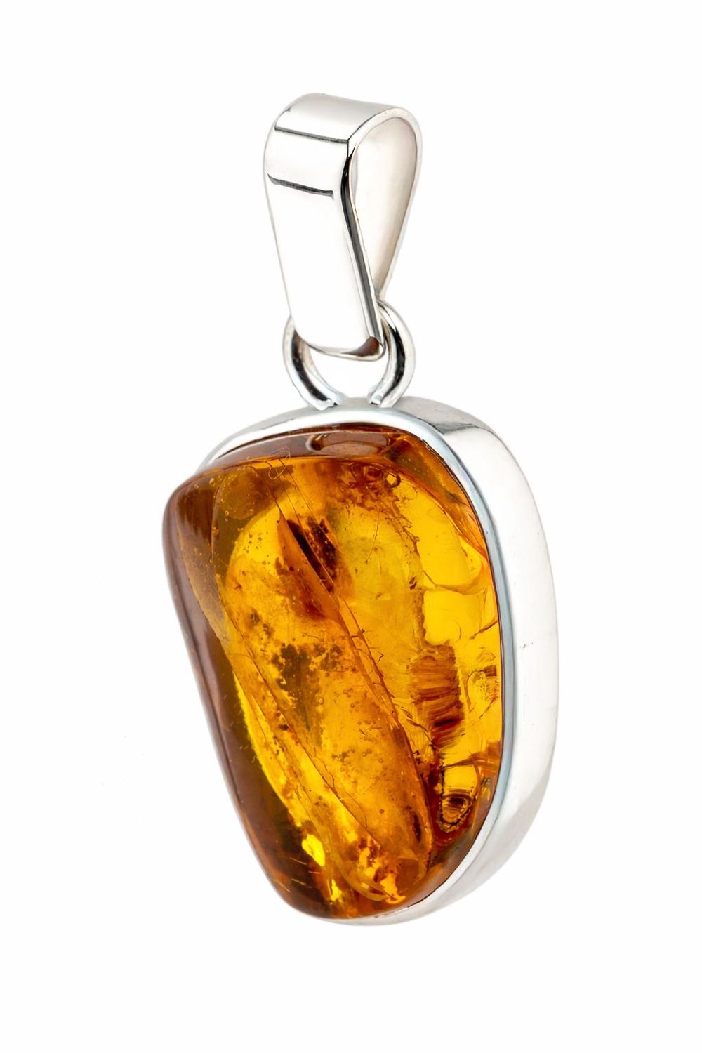 Bernstein Anhänger mit Silber 925