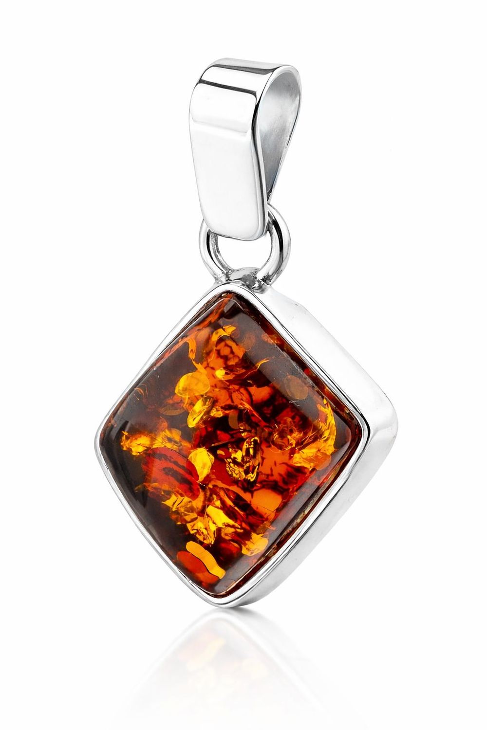 Bernstein Anhänger mit Silber 925