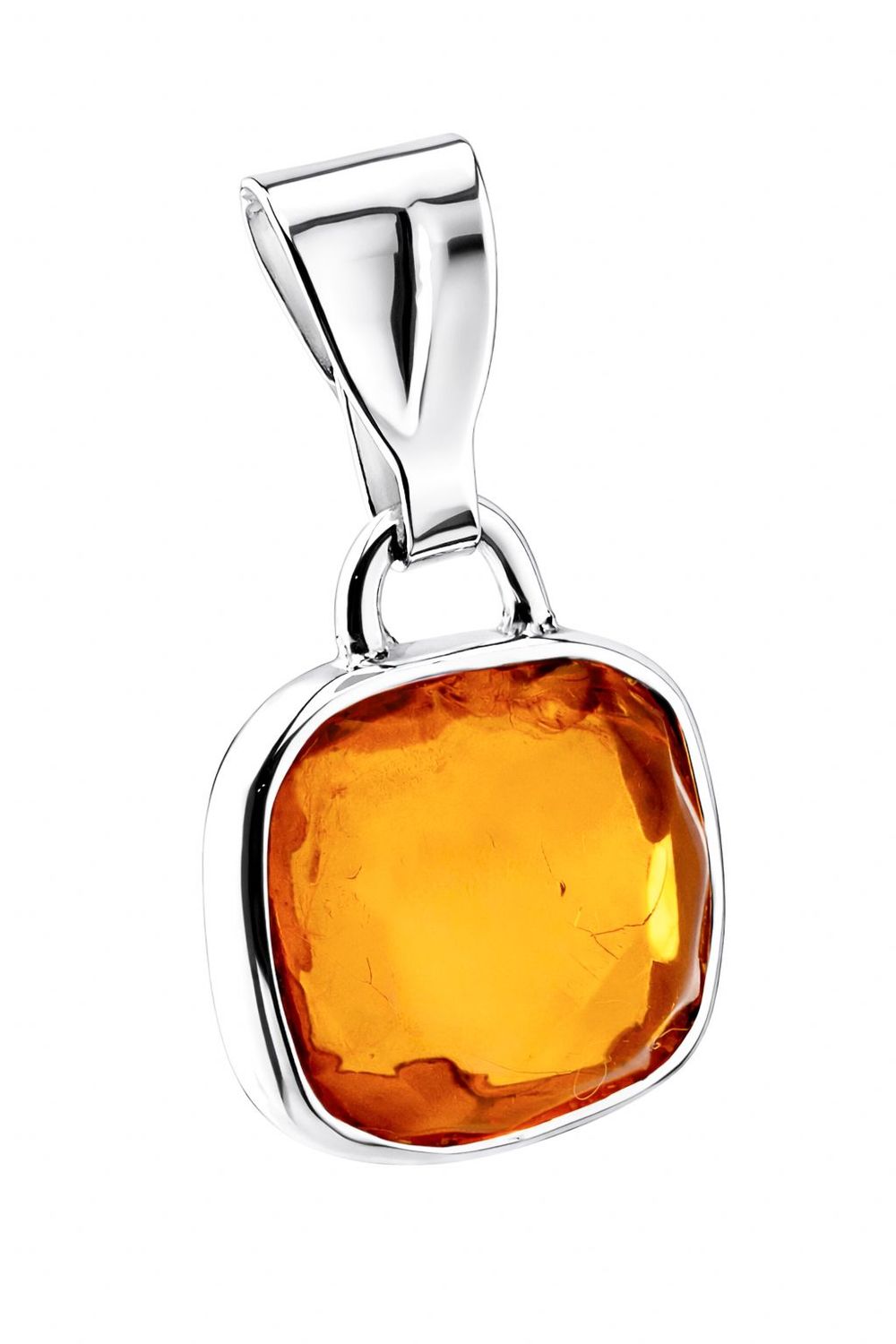 Bernstein Anhänger mit Silber 925