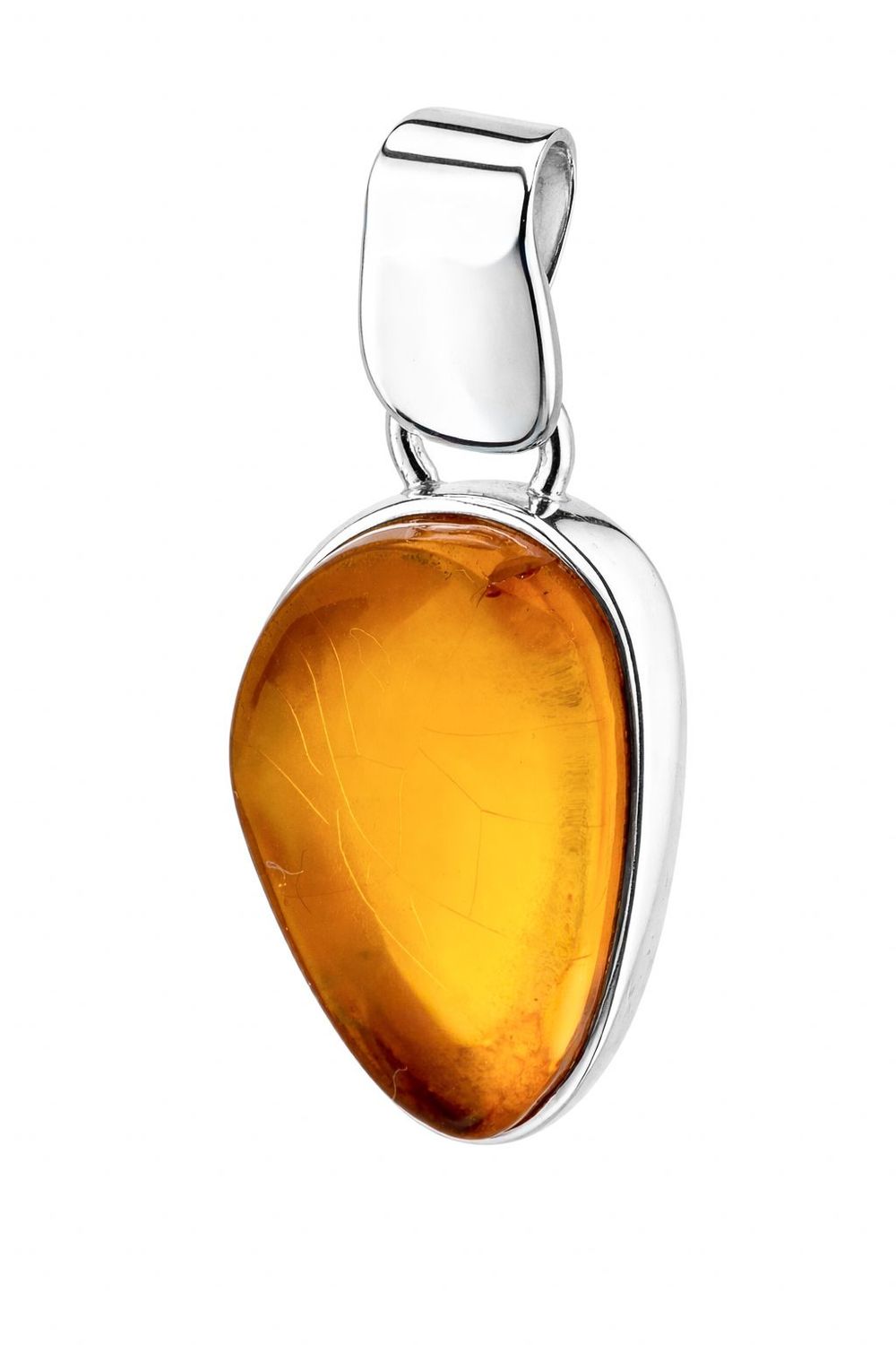 Bernstein Anhänger mit Silber 925
