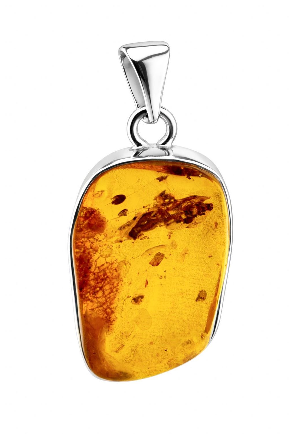 Bernstein Anhänger mit Silber 925