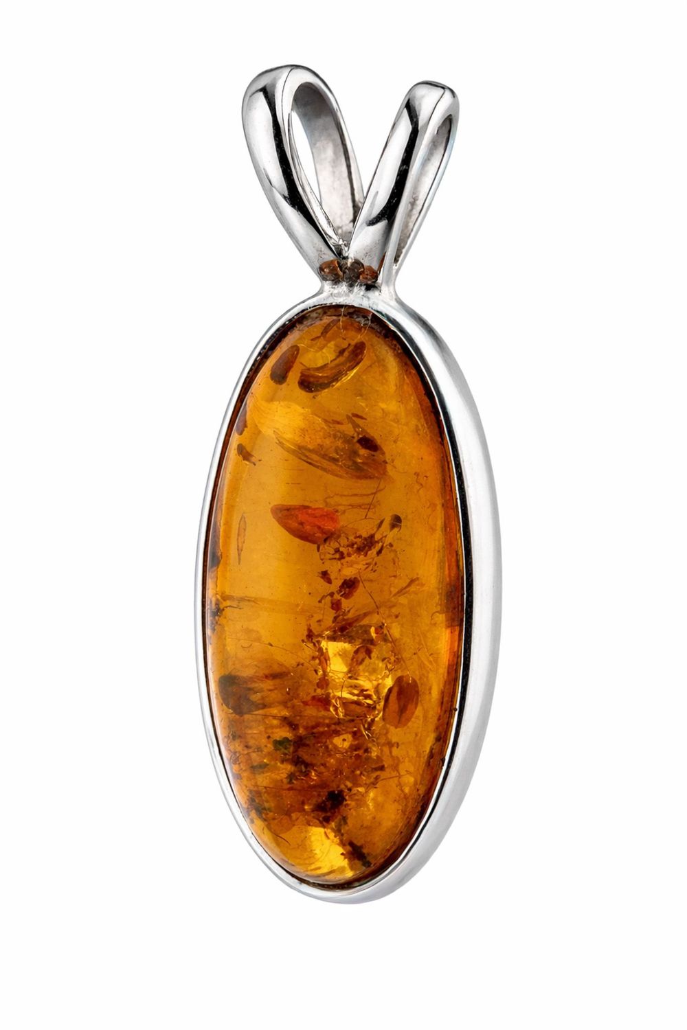 Bernstein Anhänger mit Silber 925