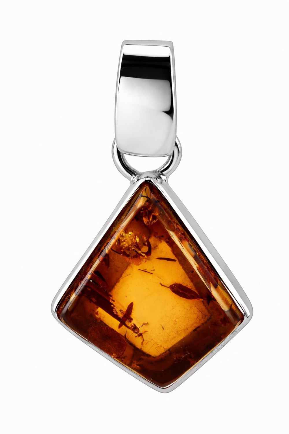 Bernstein Anhänger mit Silber 925