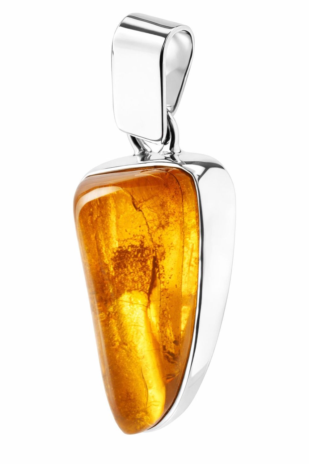 Bernstein Anhänger mit Silber 925