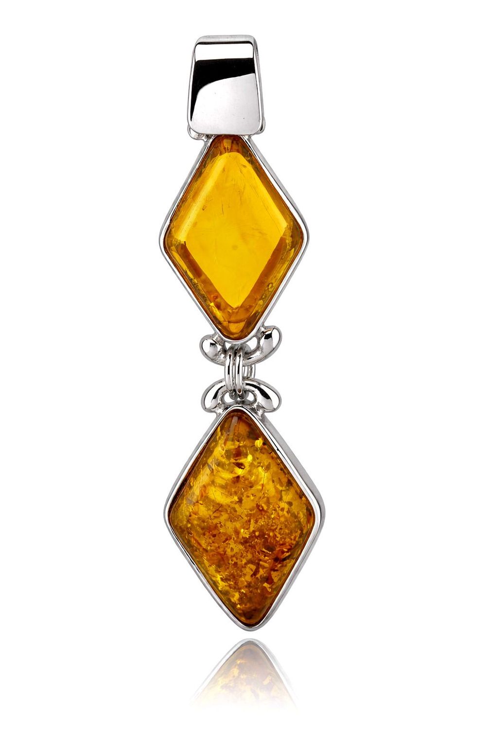 Bernstein Anhänger mit Silber 925