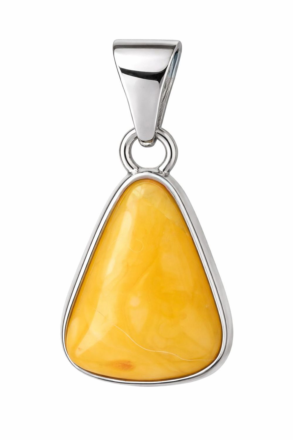 Bernstein Anhänger mit Silber 925