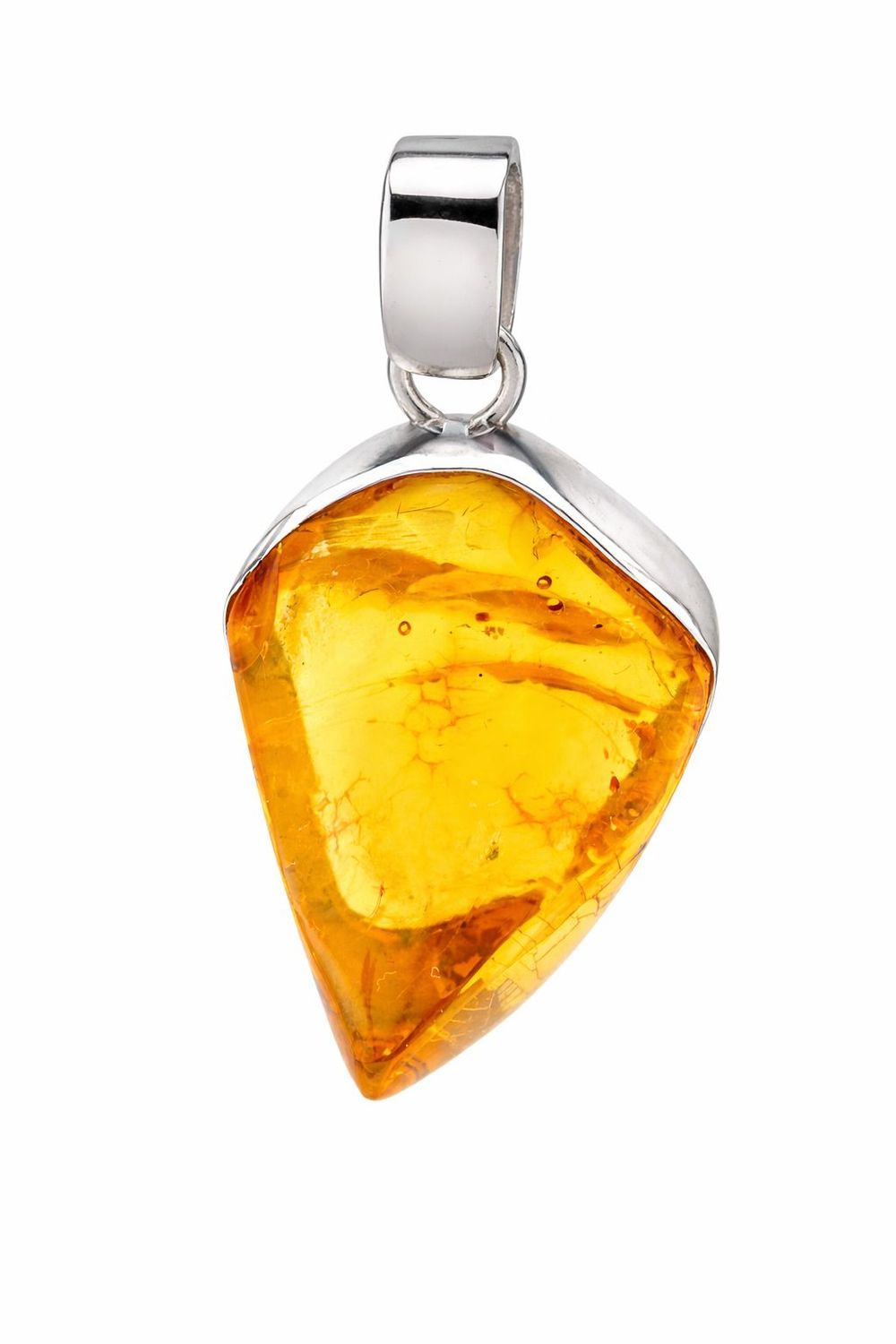 Bernstein Anhänger mit Silber 925