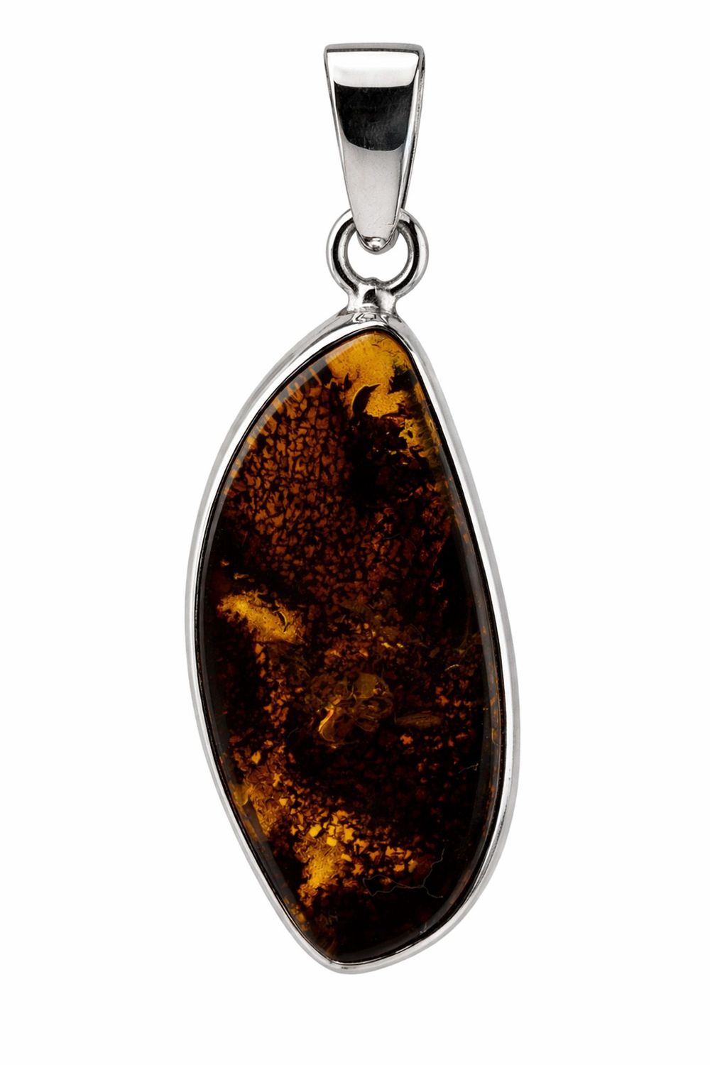 Bernstein Anhänger mit Silber 925