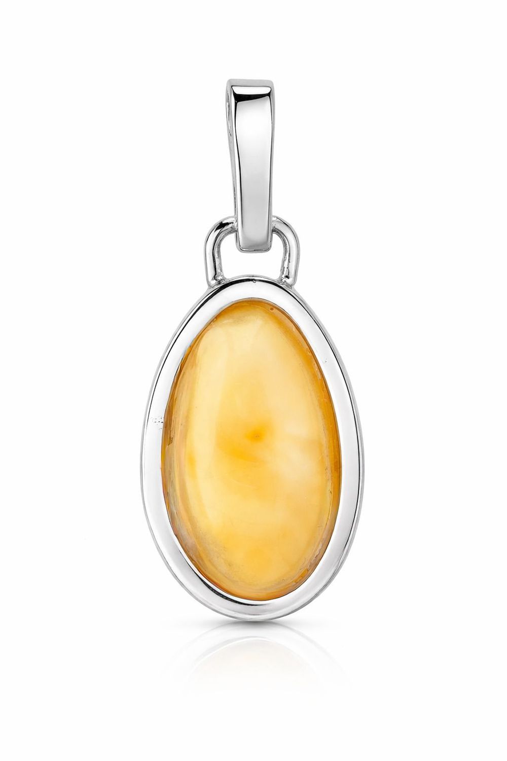 Bernstein Anhänger mit Silber 925