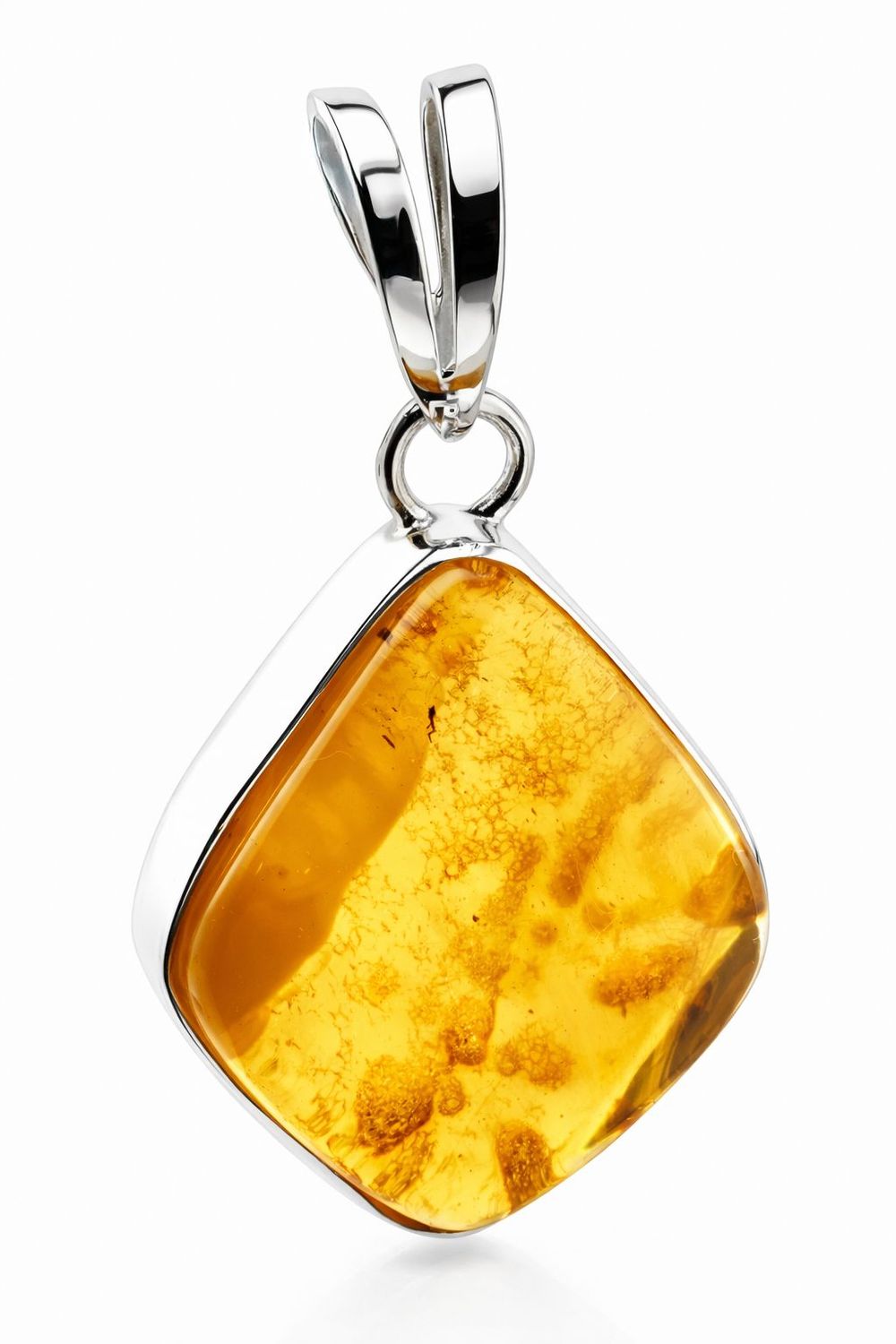 Bernstein Anhänger mit Silber 925