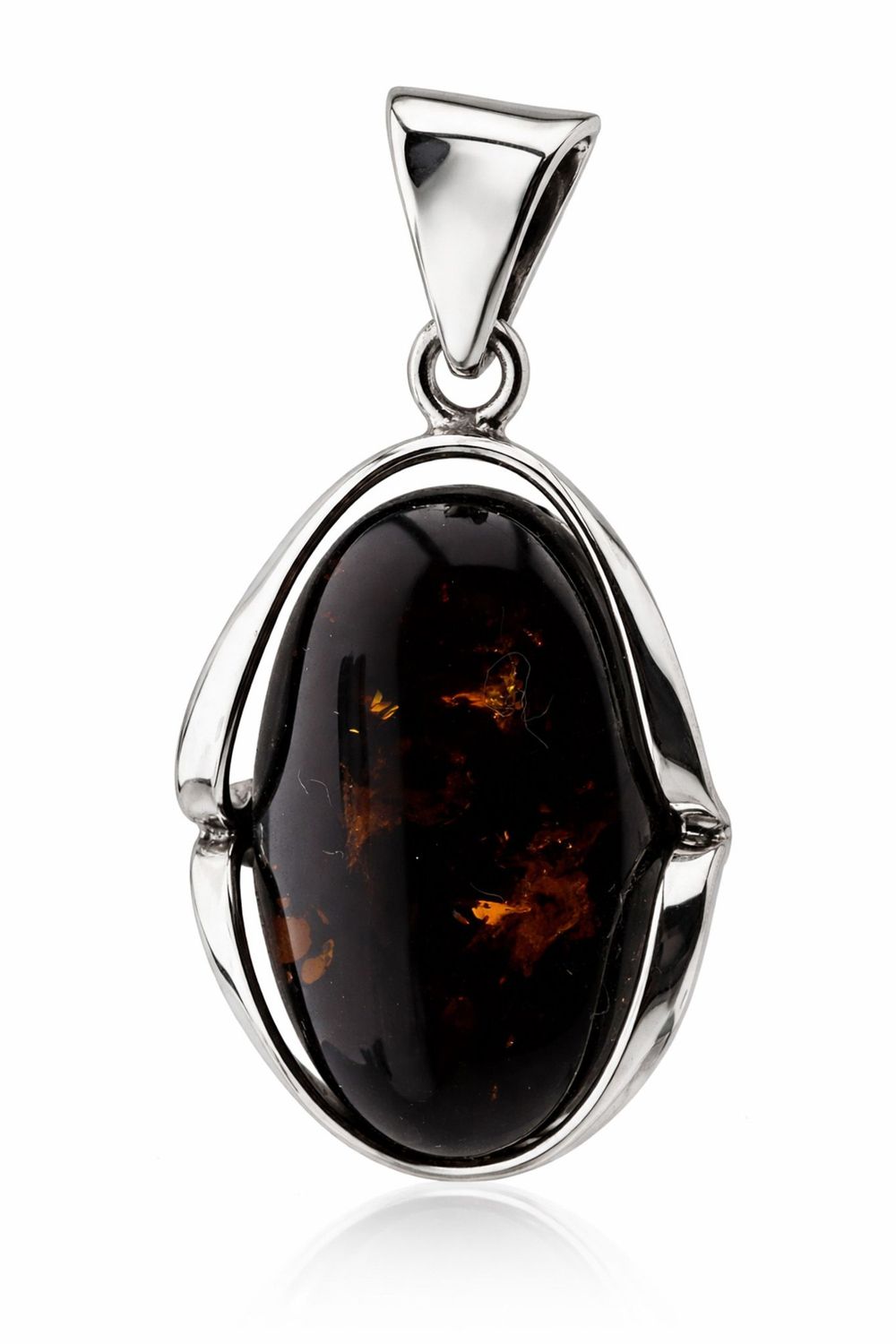 Bernstein Anhänger mit Silber 925