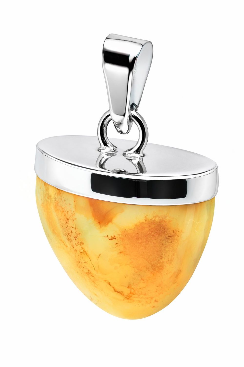 Bernstein Anhänger mit Silber 925