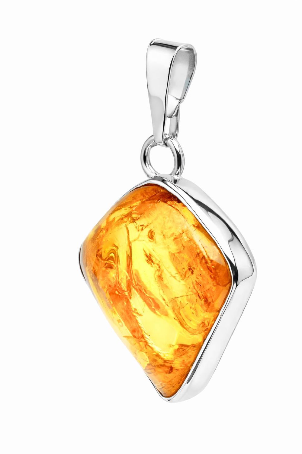 Bernstein Anhänger mit Silber 925