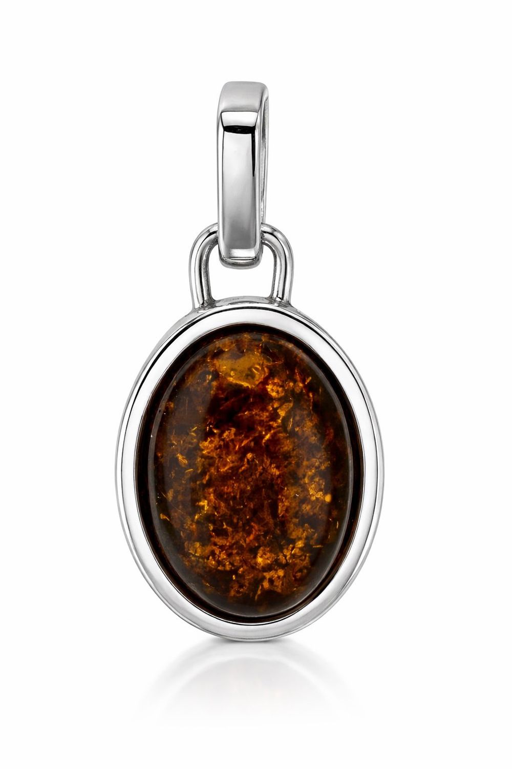 Bernstein Anhänger mit Silber 925