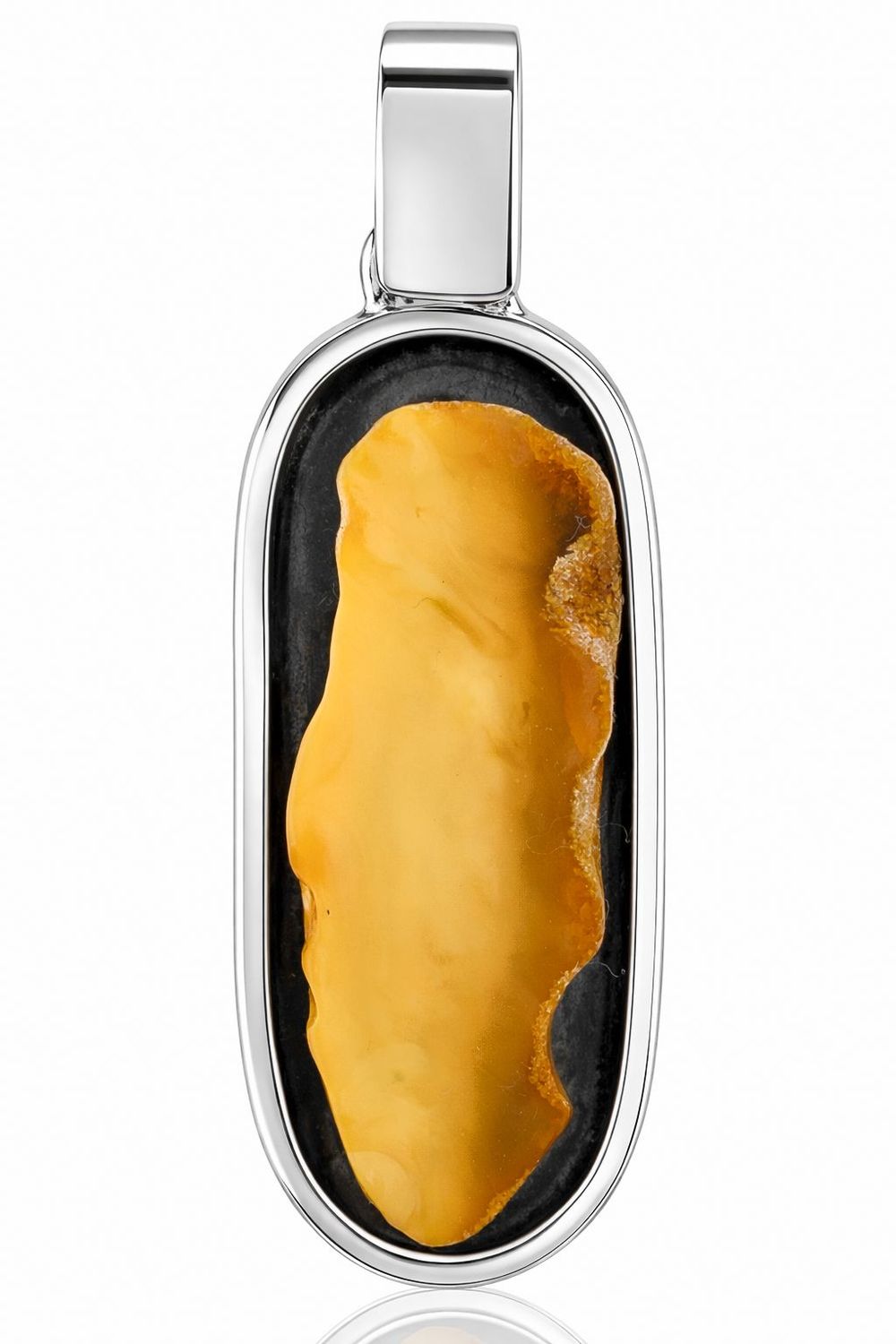 Bernstein Anhänger mit Silber 925