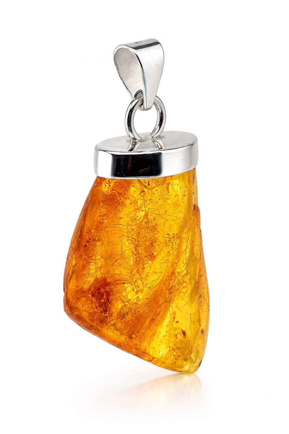 Bernstein Anhänger mit Silber 925