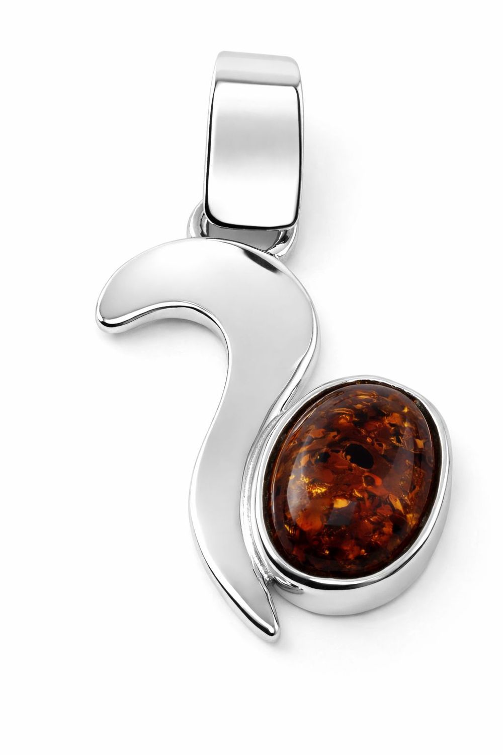 Bernstein Anhänger mit Silber 925