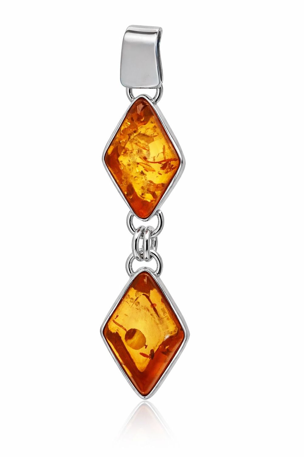 Bernstein Anhänger mit Silber 925