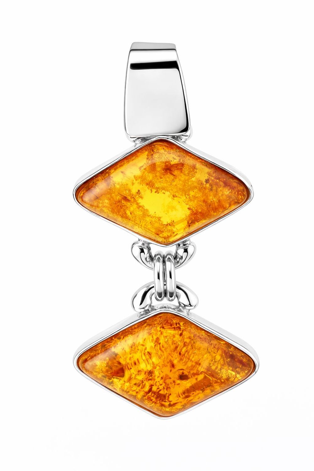 Bernstein Anhänger mit Silber 925