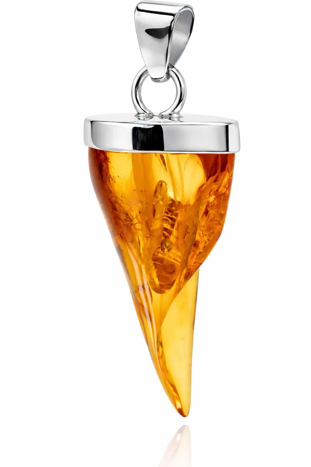 Bernstein Anhänger mit Silber 925