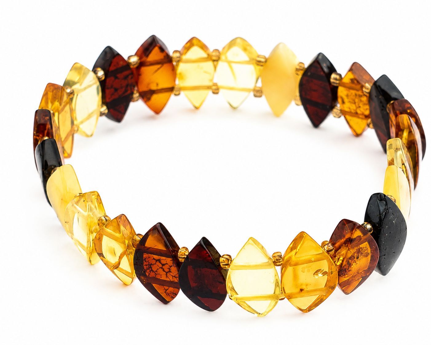 Bernstein Armband mit Gummizug