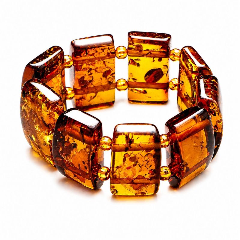 Bernstein Ring mit Gummizug