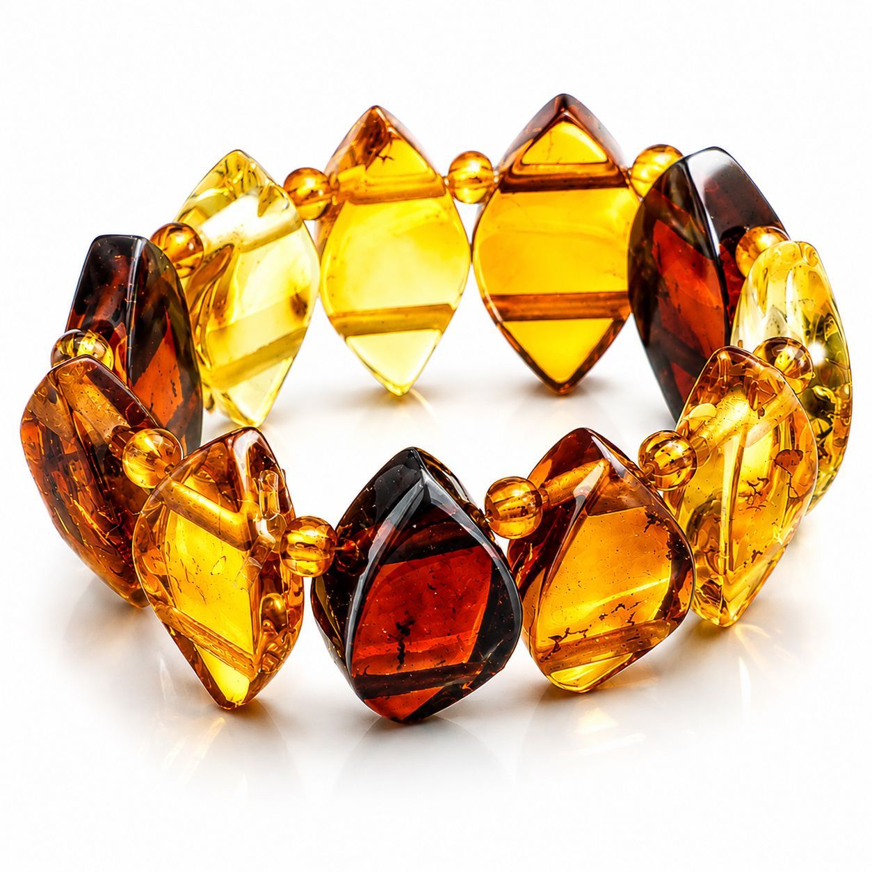 Bernstein Ring mit Gummizug