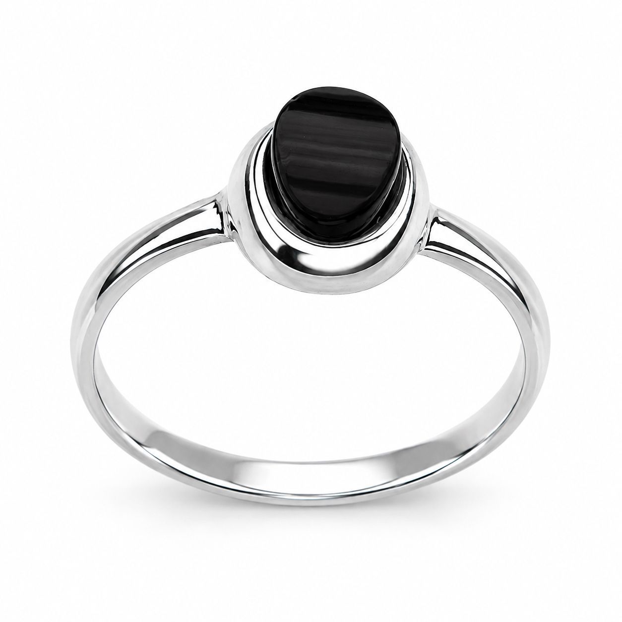 Bernstein Ring mit Silber 925