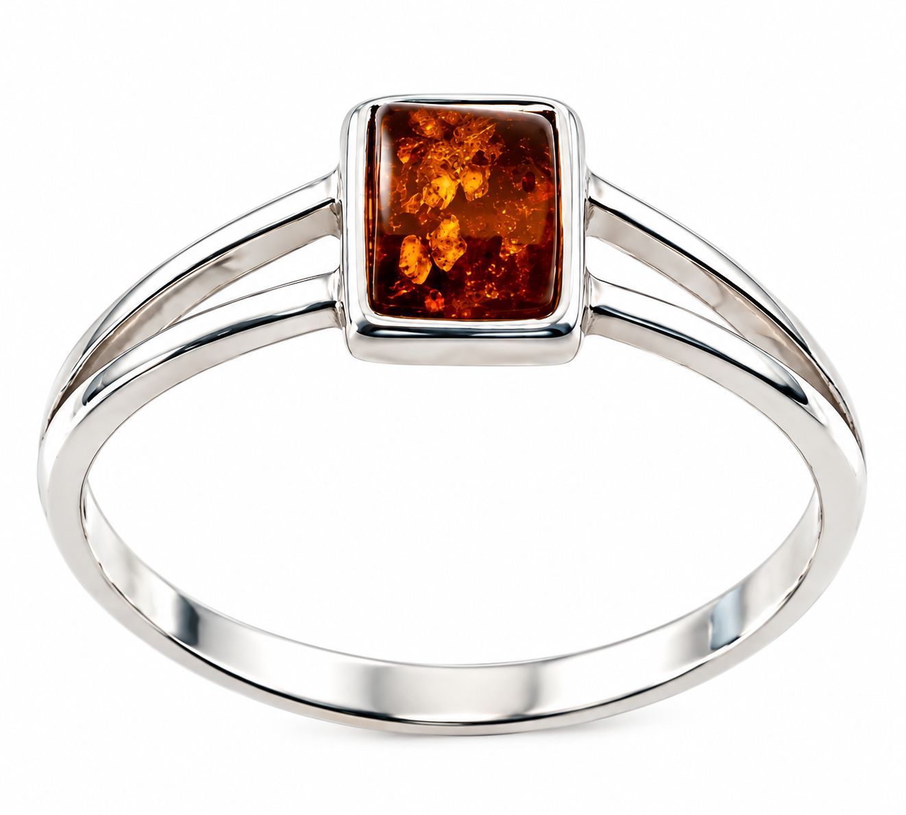 Bernstein Ring mit Silber 925 Bernstein Ring mit Silber 925