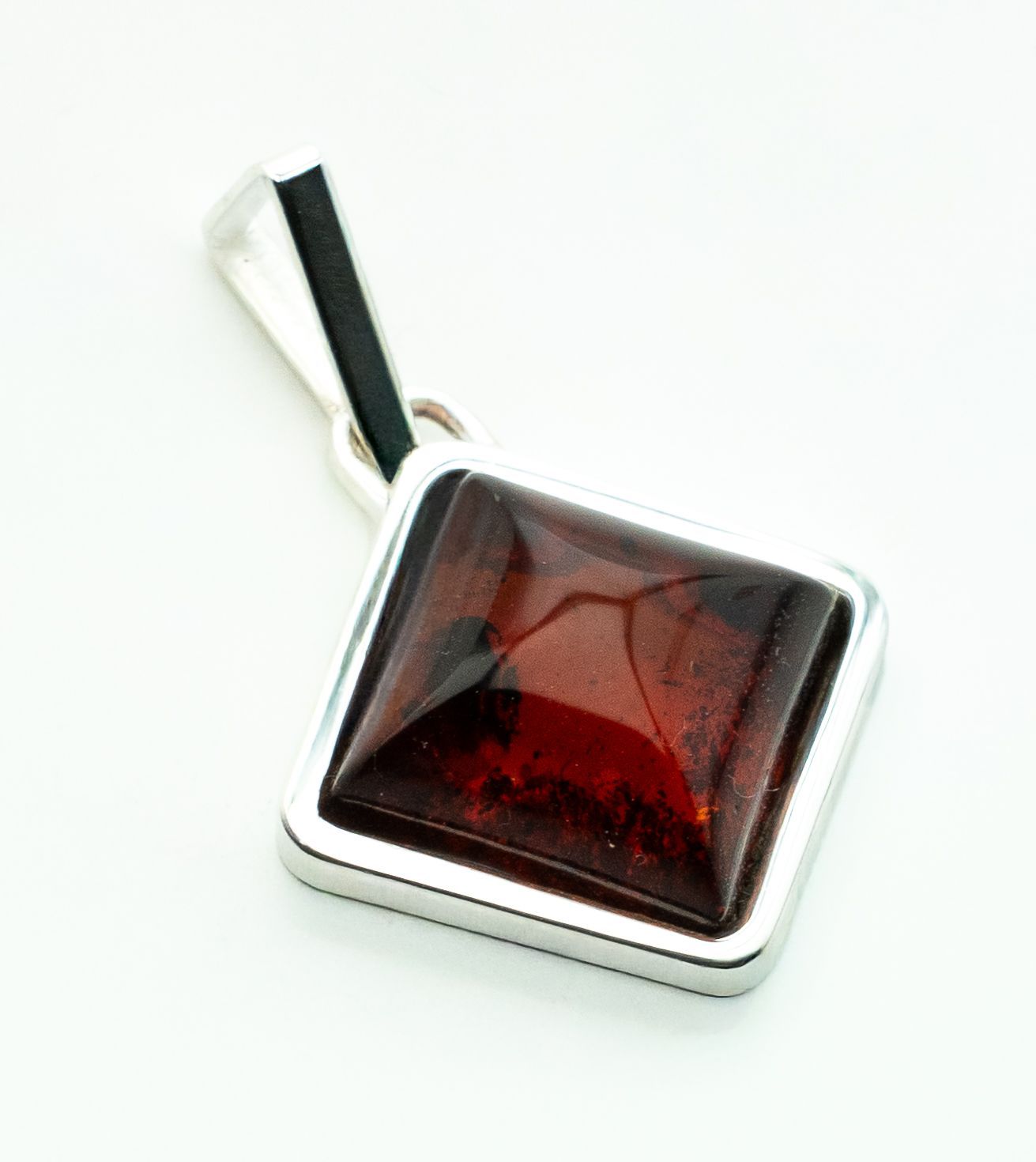 Bernstein Anhänger mit Silber 925