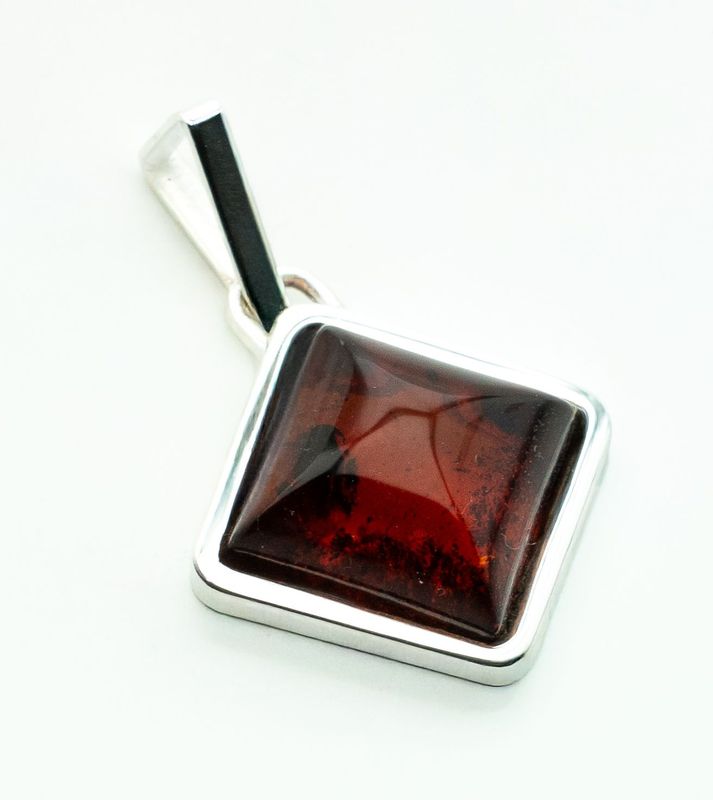 Bernstein Anhänger mit Silber 925