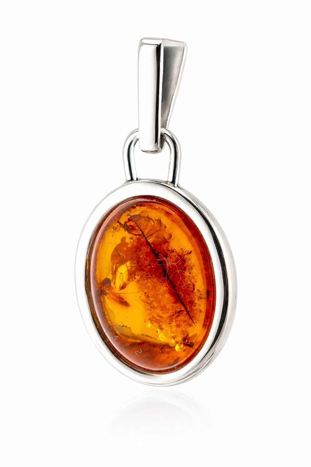 Bernstein Anhänger mit Silber 925