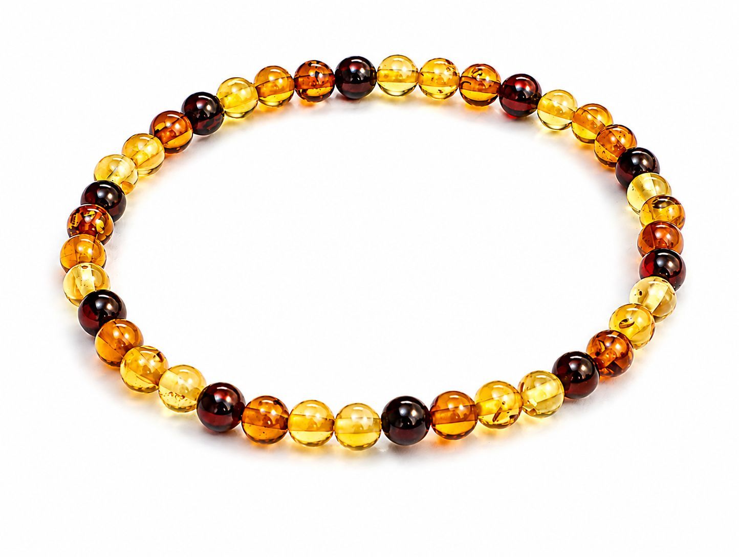 Bernstein Armband mit Gummizug